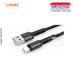 LDNIO Micro USB cable LS64 2.4A toughness length 2 meters. 