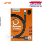 LDNIO Micro USB cable LS64 2.4A toughness length 2 meters. 