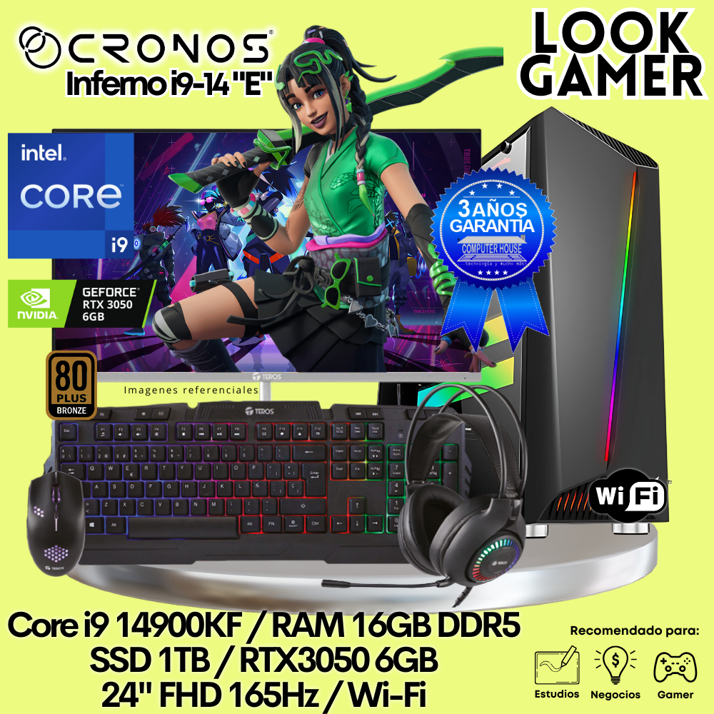 PC Look Gamer CRONOS Inferno i9-14 