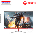 Monitor Gamer Teros 23.8" TE-2471G, Curvo, 1920x1080 FHD, 165Hz, 2Ms, Puertos 1xDisplayPort/1xHDMI1xUSB-A/1xJackdeAudio.