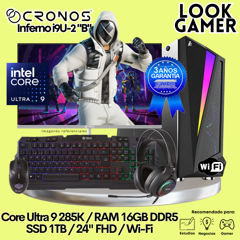 PC Look Gamer CRONOS Inferno i9U-2 