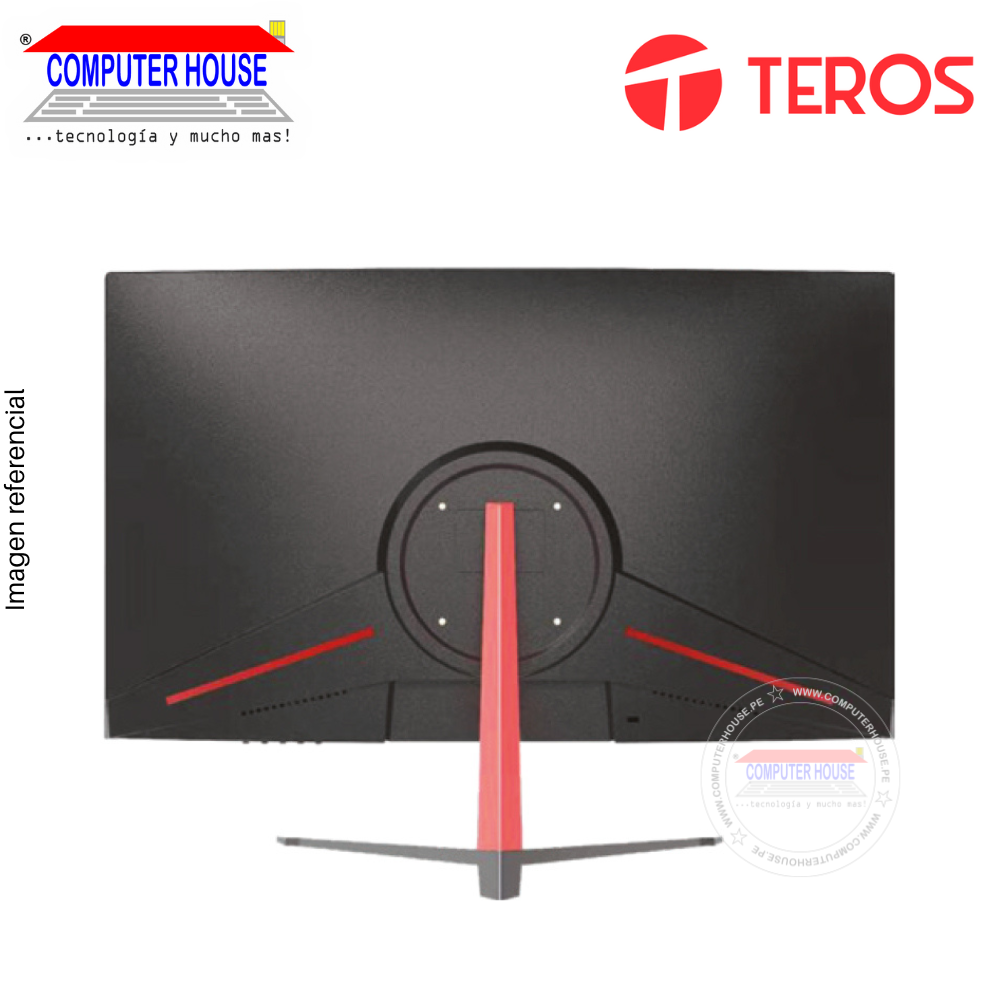 Monitor Gamer Teros 24.5" TE-2471G, Curvo, 1920x1080 FHD, 165Hz, 2Ms, Puertos 1xDisplayPort/1xHDMI1xUSB-A/1xJackdeAudio.