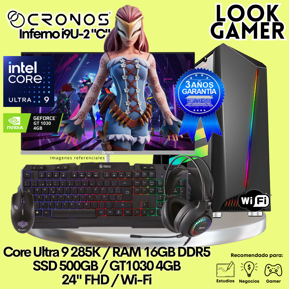 PC Look Gamer CRONOS Inferno U9-2 