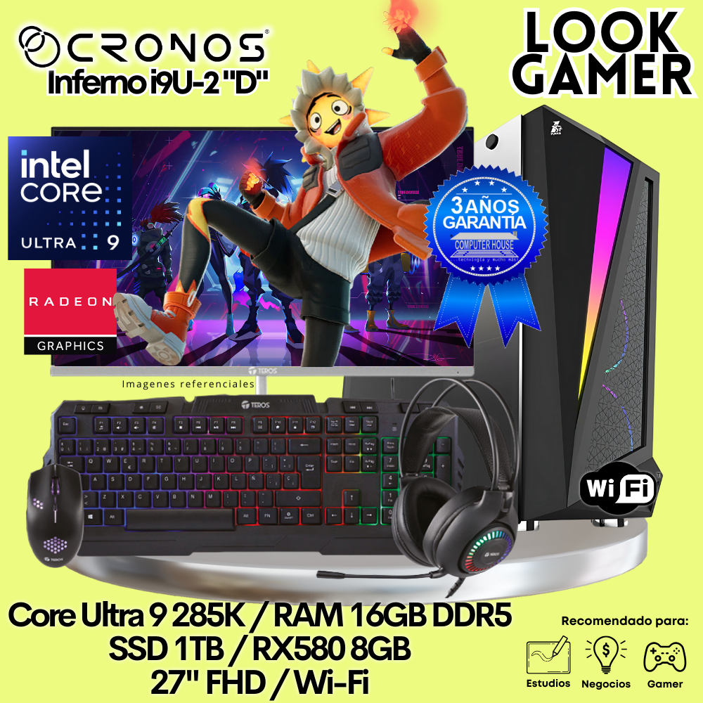 PC Look Gamer CRONOS Inferno U9-2 