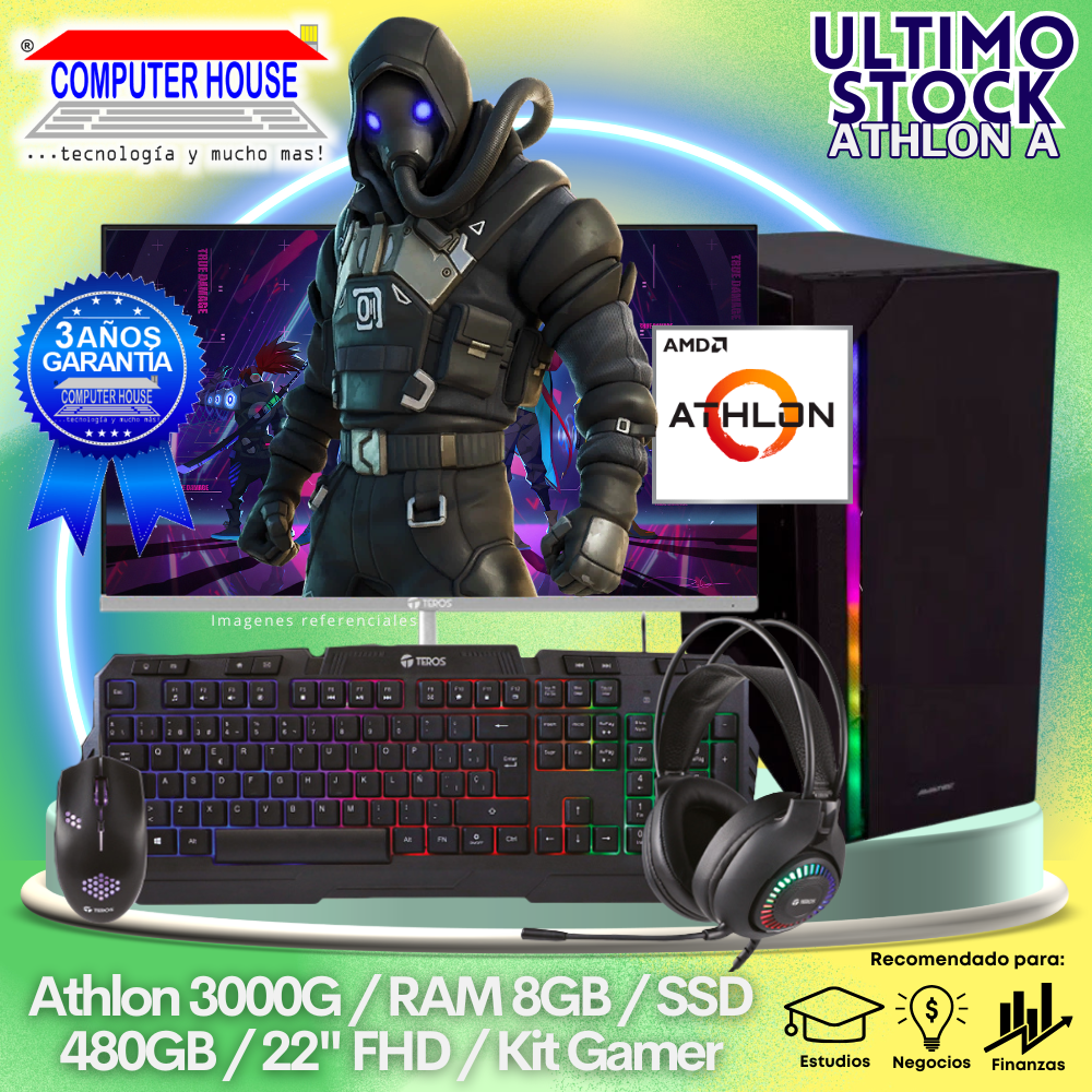 Ultimo Stock: Look Gamer Athlon 