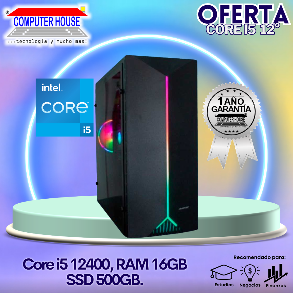 OFERTA SOLO CPU: Look Gamer Core i5-12400 