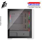 Case 1St Player T5,While,No Power Supply,Air Cooled Panel Tempered Glass Supports Water Cooling 240