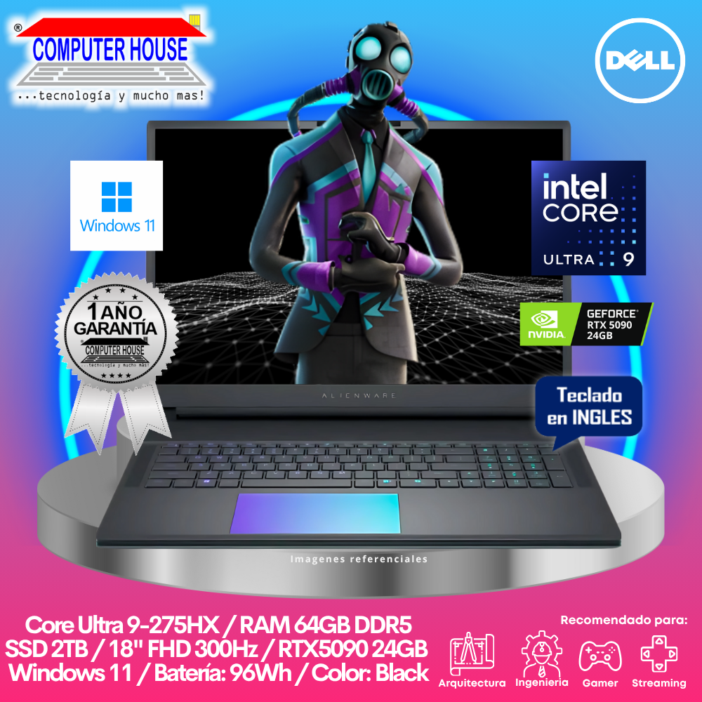 ASUS Rog Strix G16 Laptop, Core Ultra 9-275HX, 32GB DDR5 RAM, 1TB SSD, RTX5070Ti 12GB Video, 16" FHD 240Hz, English Keyboard, Windows 11.