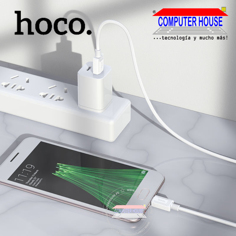 cable HOCO USB a Micro X73 con longitud 1 metro.