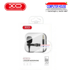 Micrófono X0 MKF 01, Jack 3.4mm/M, 2M.