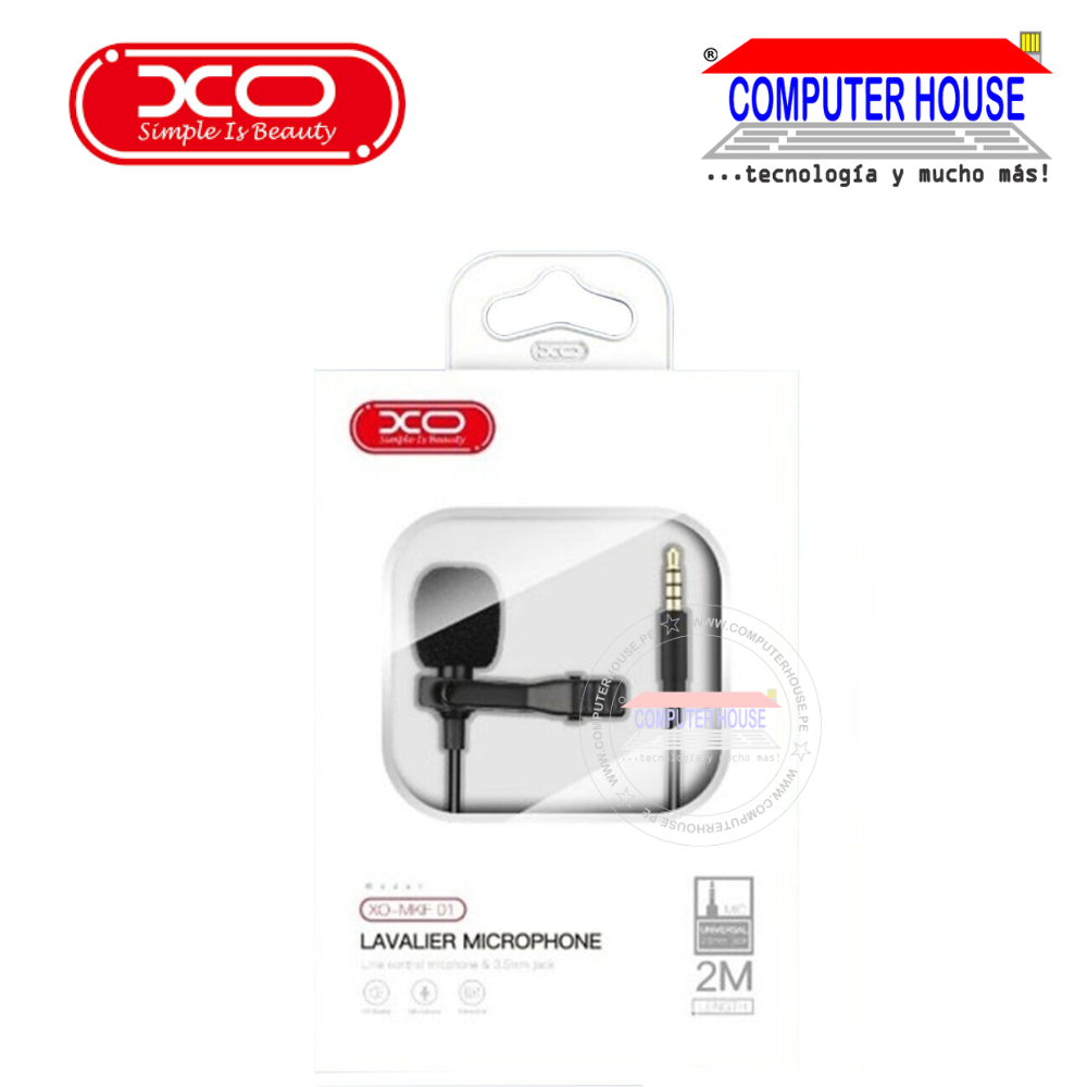 X0 MKF 01 Microphone, Jack 3.4mm/M, 2M.