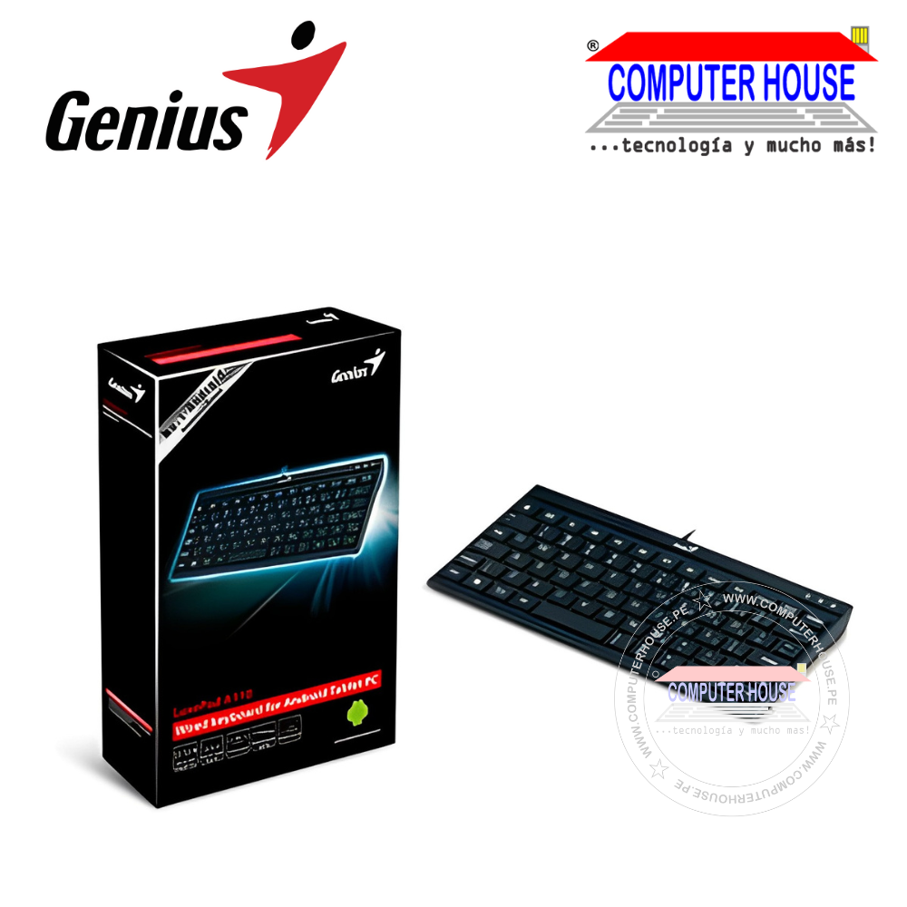 GENIUS Luxepad A110 Wired Keyboard, USB-A Connection. 