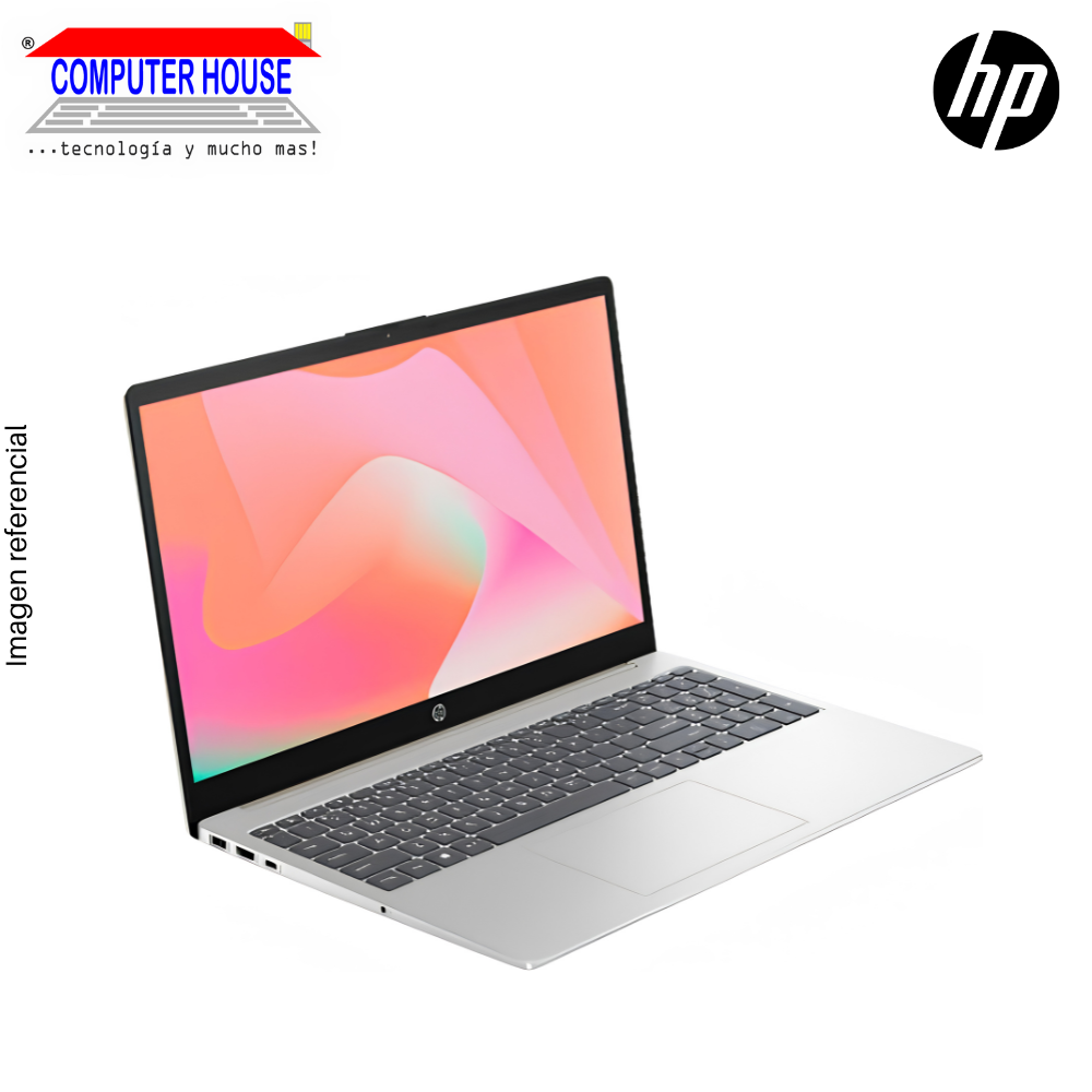 Laptop HP 15-FD0152LA, Core i5-1334U, RAM 8GB, SSD 512GB, 15.6" HD, Pantalla Táctil, FreeDos.