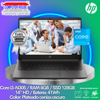 HP 250 G10 Laptop, Core i3-N305, 8GB RAM, 256GB SSD, 15.6" HD, FreeDos.