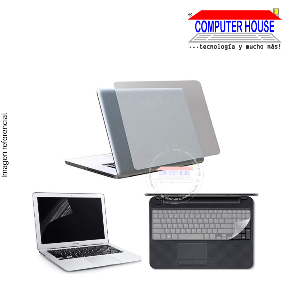 15.6" Laptop Protector Kit (front screen + keyboard + rear screen)