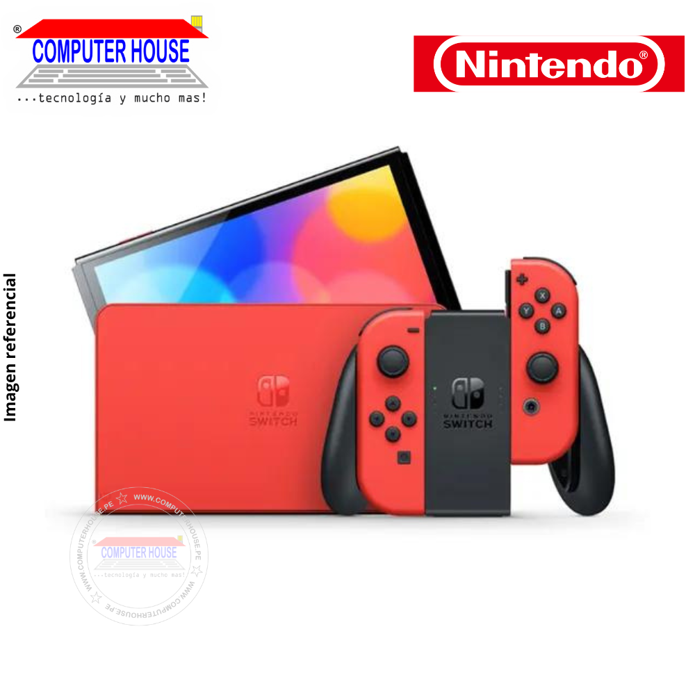 Consola Nintendo Switch OLED Mario Red Edition 64GB – COMPUTER HOUSE