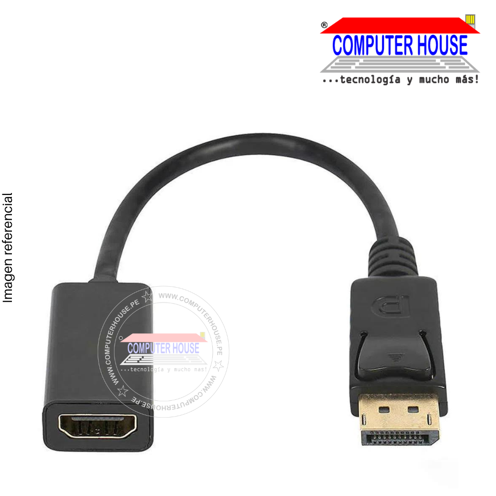 Adaptador HDMI/H a Displayport/M