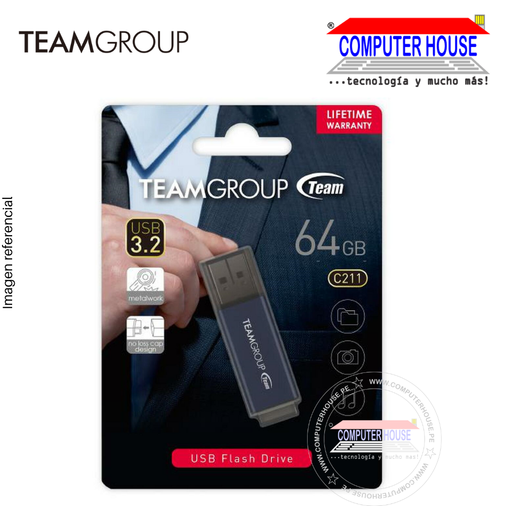 TEAMGROUP memoria USB 64GB, C211, USB 3.2