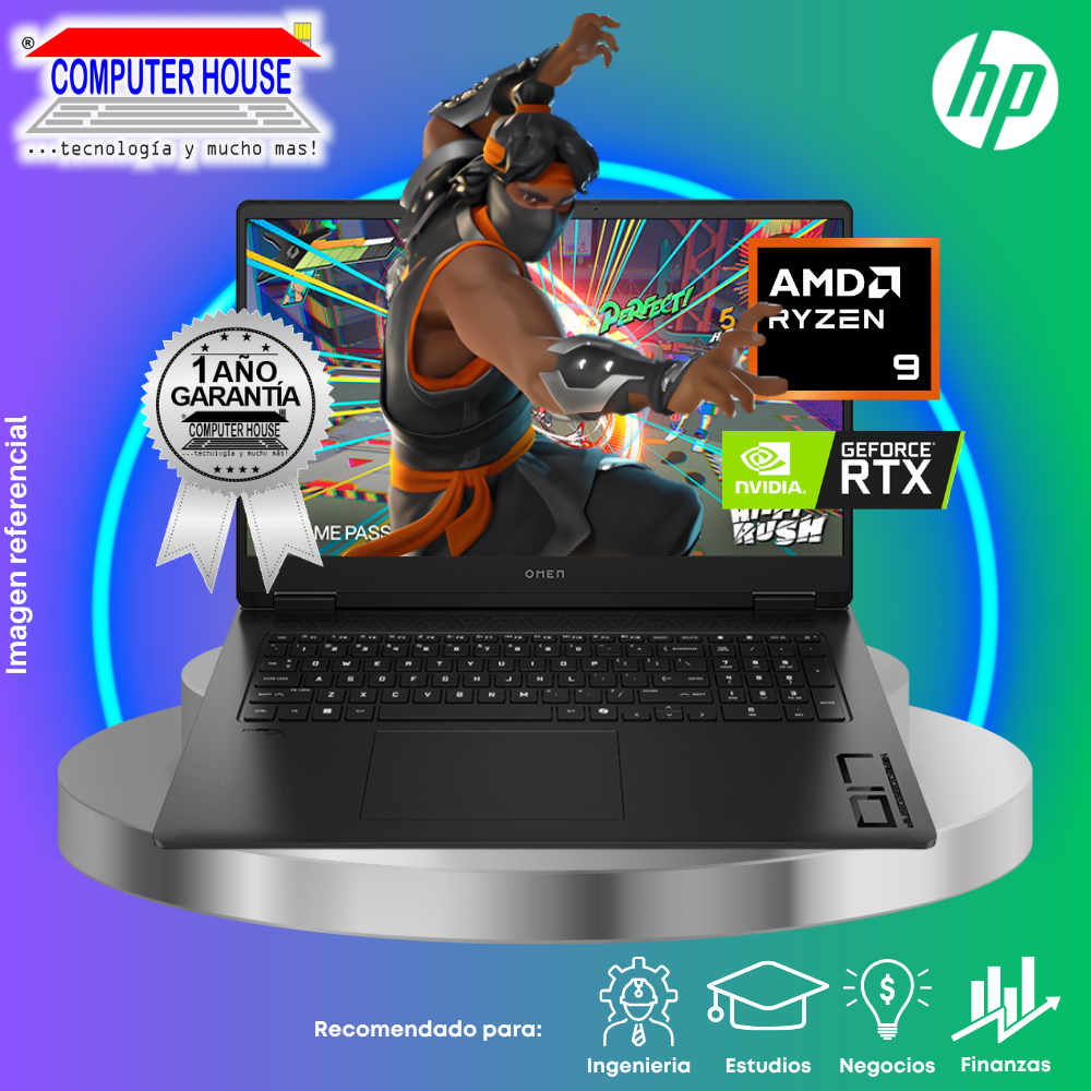 ASUS RogStrix Scar 17 Laptop, Ryzen 9-8940HS, 16GB DDR5 RAM, 1TB SSD, RTX5070 12GB Video, 16" FHD 165Hz, English Keyboard, Windows 11.
