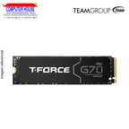 Unidad en estado sólido TEAMGROUP T-FORCE 4TB G70 PRO M.2 PCIe SSD, PCIe Gen4x4 con NVMe (Lectura máxima 7,400MB/s, Escritura máxima 6,600MB/s).