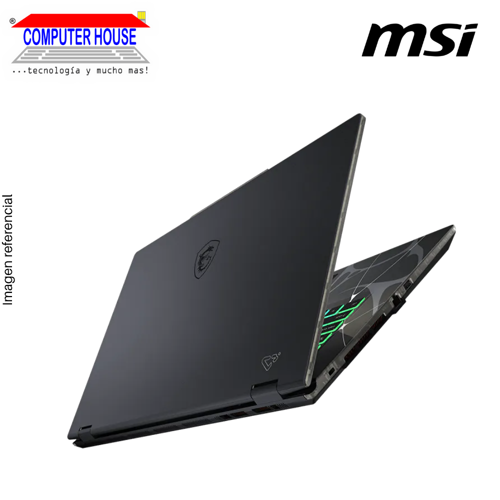 Laptop MSI Cyborg 15, Core 7-240H, RAM 16GB DDR5, SSD 1TB, Nvidia GeForce RTX5070 8GB, 15.6" FHD 144Hz, Teclado en Inglés, Windows 11.