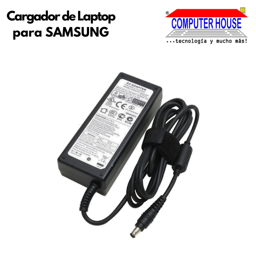 Cargador para laptop SAMSUNG 19V 3.16A (Compatible)