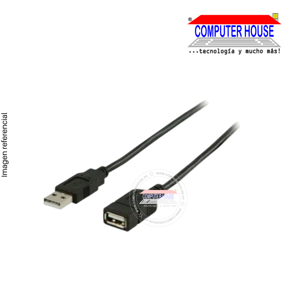 cable extencion USB 2.0 Macho a Hembra 5 metros.