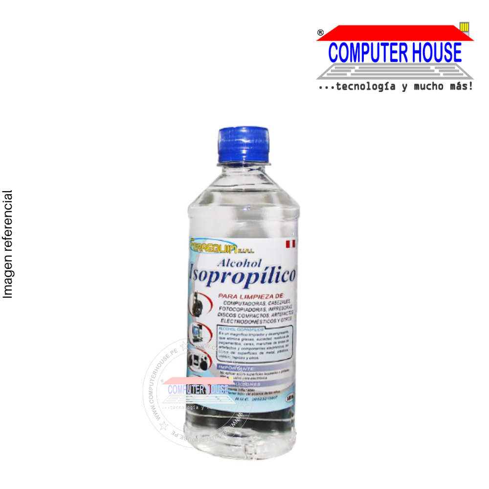 Alcohol Isopropílico 500ml Con Atomizador.