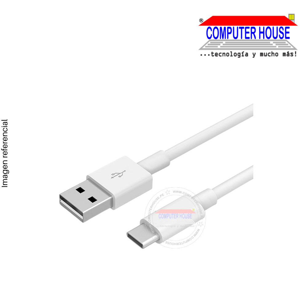 Cell phone charger Type C connection 3.8A 18W 1 meter. 