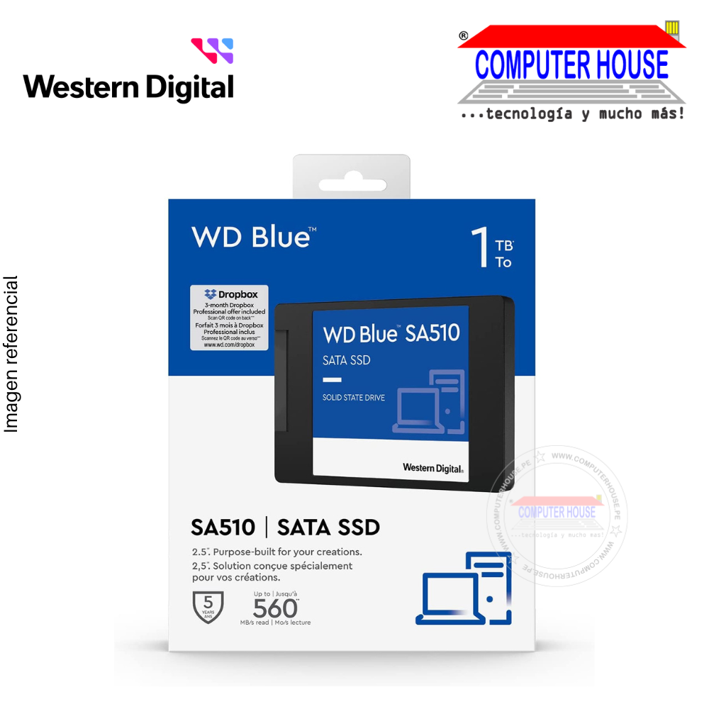 Disco solido 1TB Western Digital  2.5