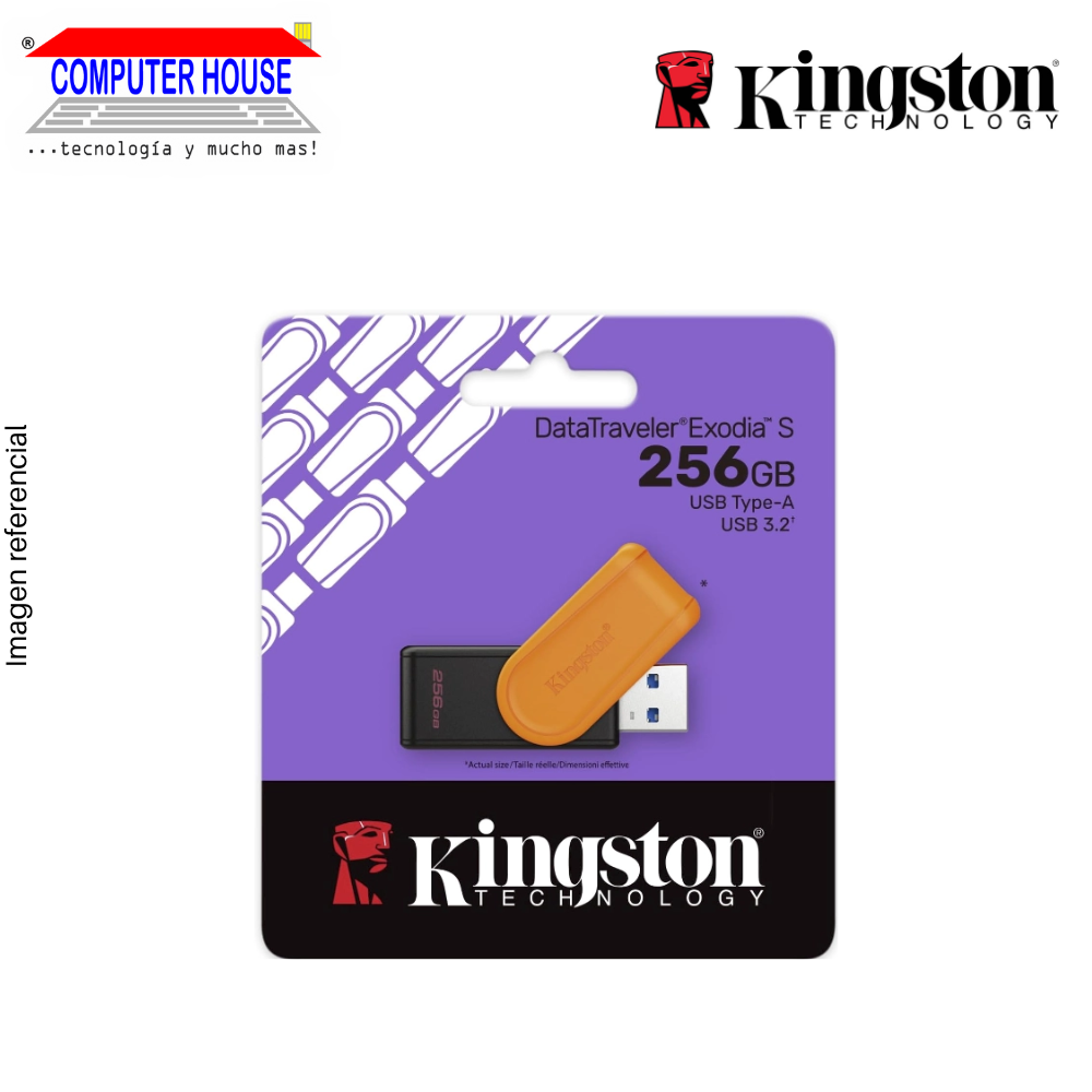 Memoria USB KINGSTON 256GB, DTX Exodia S, USB-A 3.2.