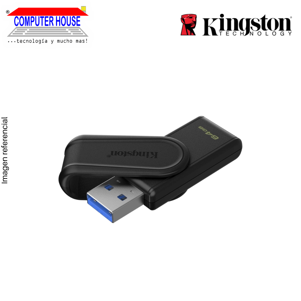 KINGSTON 64GB USB Flash Drive, DTX Exodia S, USB-A 3.2.