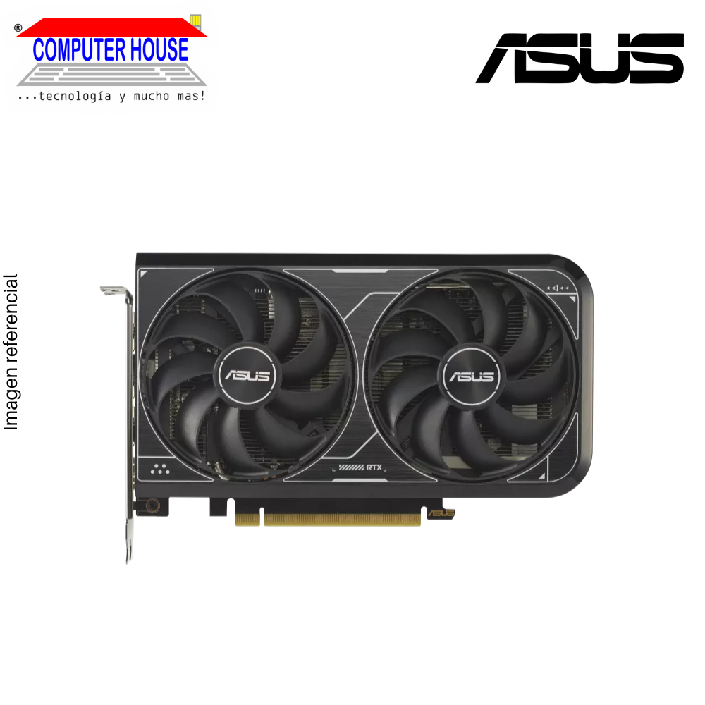 Tarjeta de Video ASUS RTX4060 8GB, GDDR6, OC Edition, Nvidia GeForce, 3xDisplayPort/1xHDMI, 128-Bits.