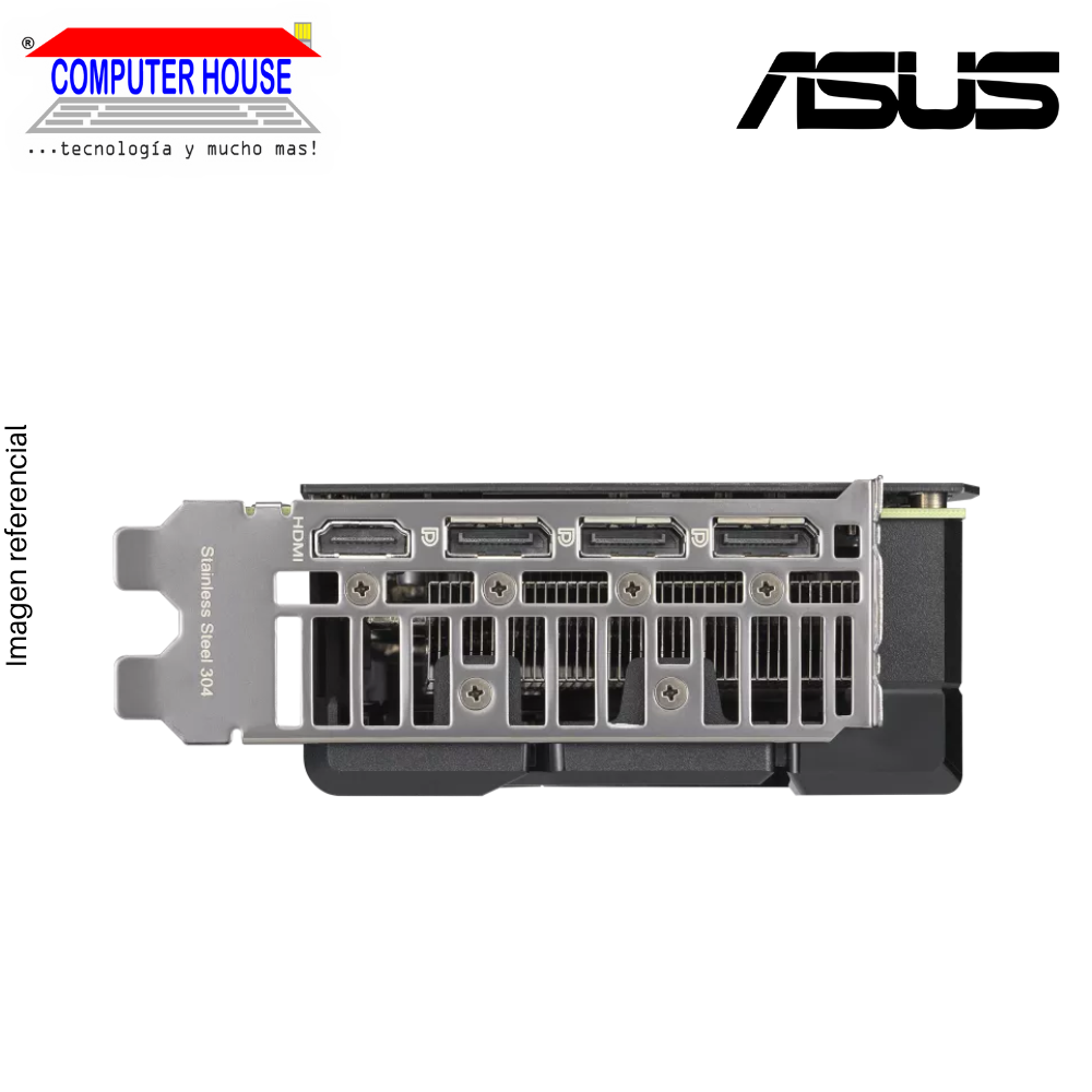 Tarjeta de Video ASUS RTX4060Ti 16G, GDDR6, Dual, Nvidia GeForce, 3xDisplayPort/1xHDMI, 128-Bits.