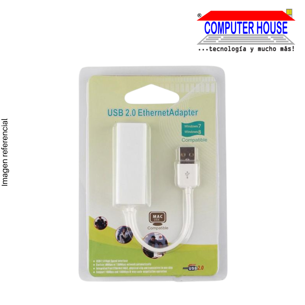 Generic Ethernet to USB Network Adapter, 2.0