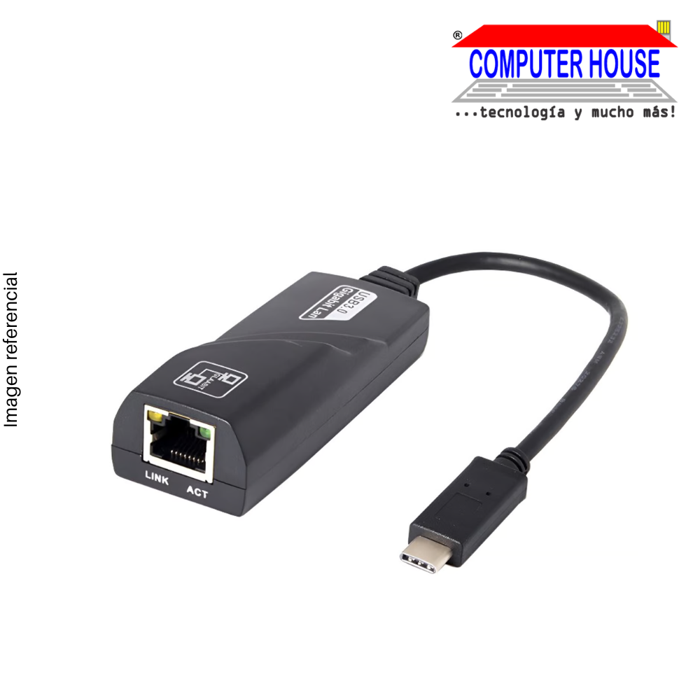 Adaptador Convertidor Tipo C A Ethernet SM-C7836 Red Gigabit Lan