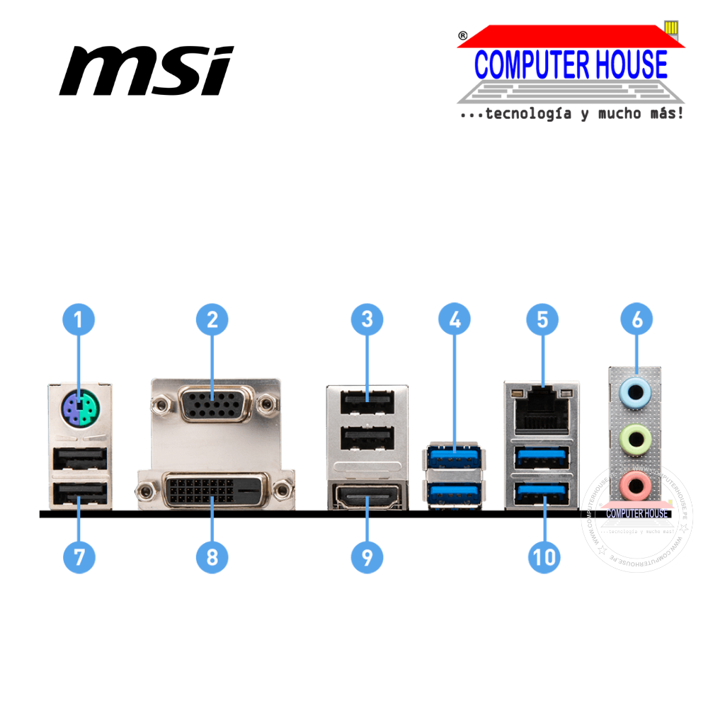 Motherboard MSI PRO B550M-P GEN3, Socket AM4, DDR4.