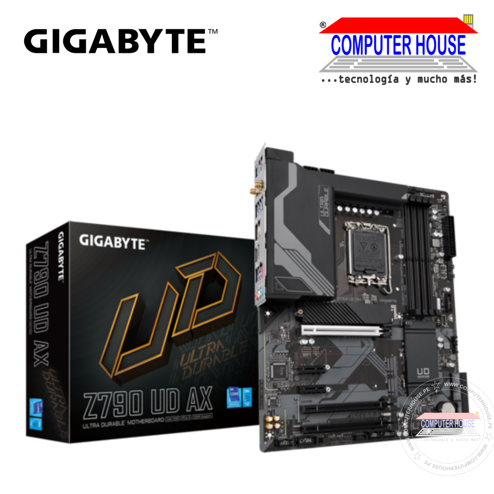 MotherBoard GIGABYTE Z790UD AX, DDR5, WIFI, LGA 1700 socket, 