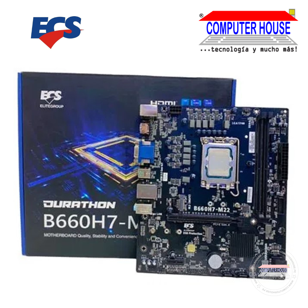 MotherBoard ECS B660H7-M22, DDR4, Socket 1700.