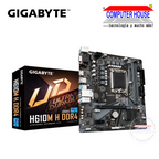 Motherboard GIGABYTE H610M K, DDR4, LGA1700, Micro ATX. Soporta Procesadores de 14va, 13va y 12va Generación Intel, 2 x Ranuras de memoria.