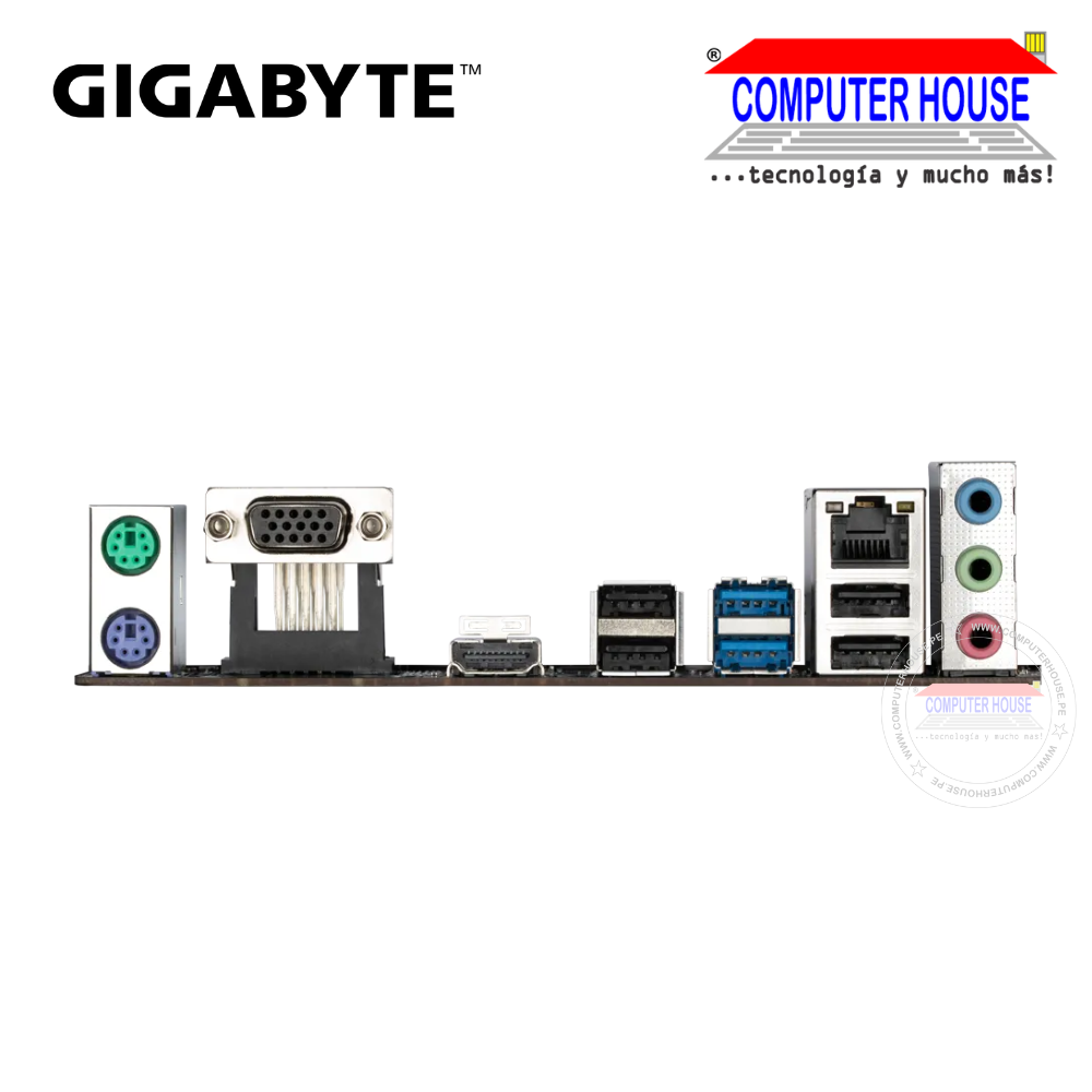 GIGABYTE H610M K Motherboard, DDR4, LGA1700, Micro ATX. Supports 14th, 13th and 12th Generation Intel Processors, 2 x Memory Slots. 