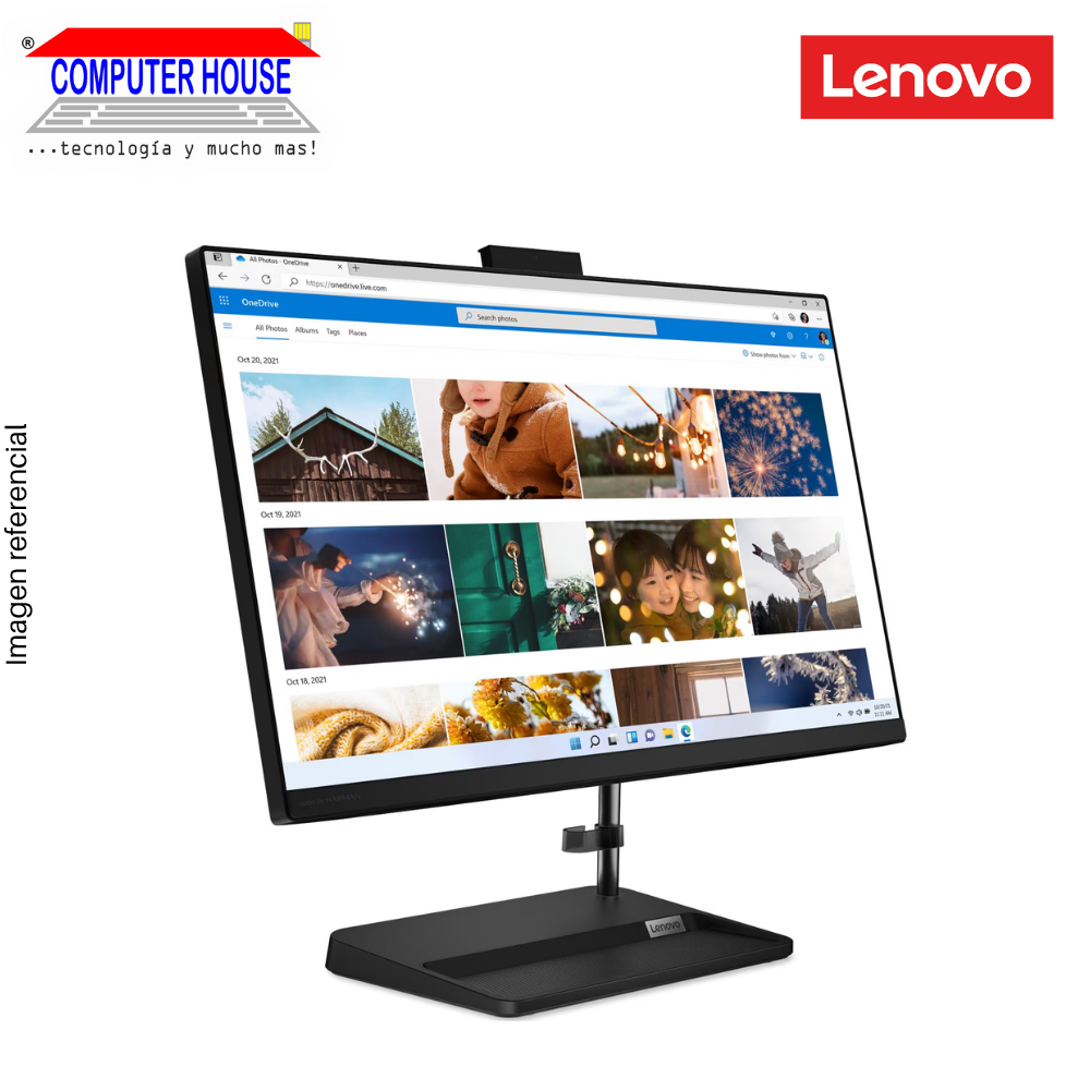 All in One LENOVO IdeaCentre 3, Core i3-1215U, RAM 8GB, SSD 512GB, 23.8" FHD, FreeDos.