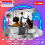 All in One LENOVO IdeaCentre, Core i5-13420H, RAM 16GB DDR5, SSD 512GB, 27" FHD, FreeDos.