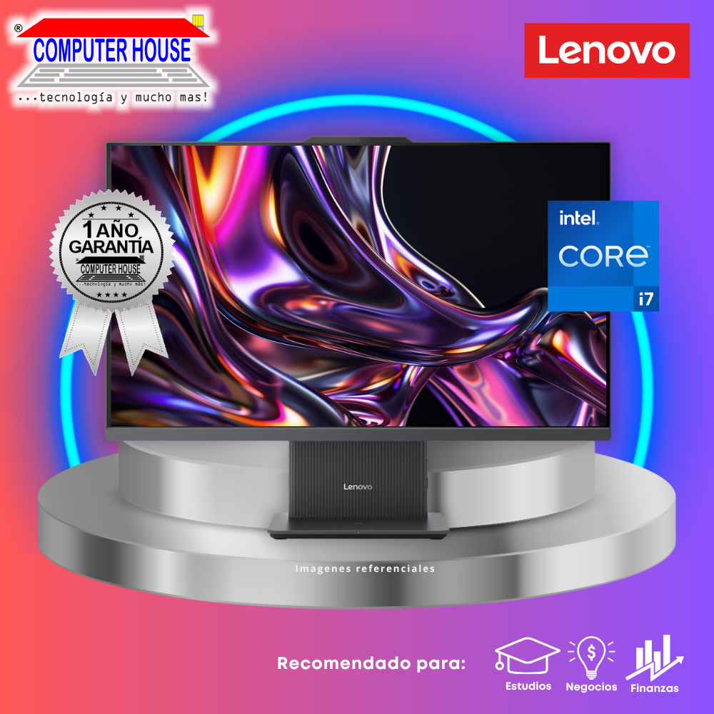 All in One LENOVO IdeaCentre, Core i7-13420H, RAM 16GB DDR5, SSD 512GB, 27" FHD, FreeDos.