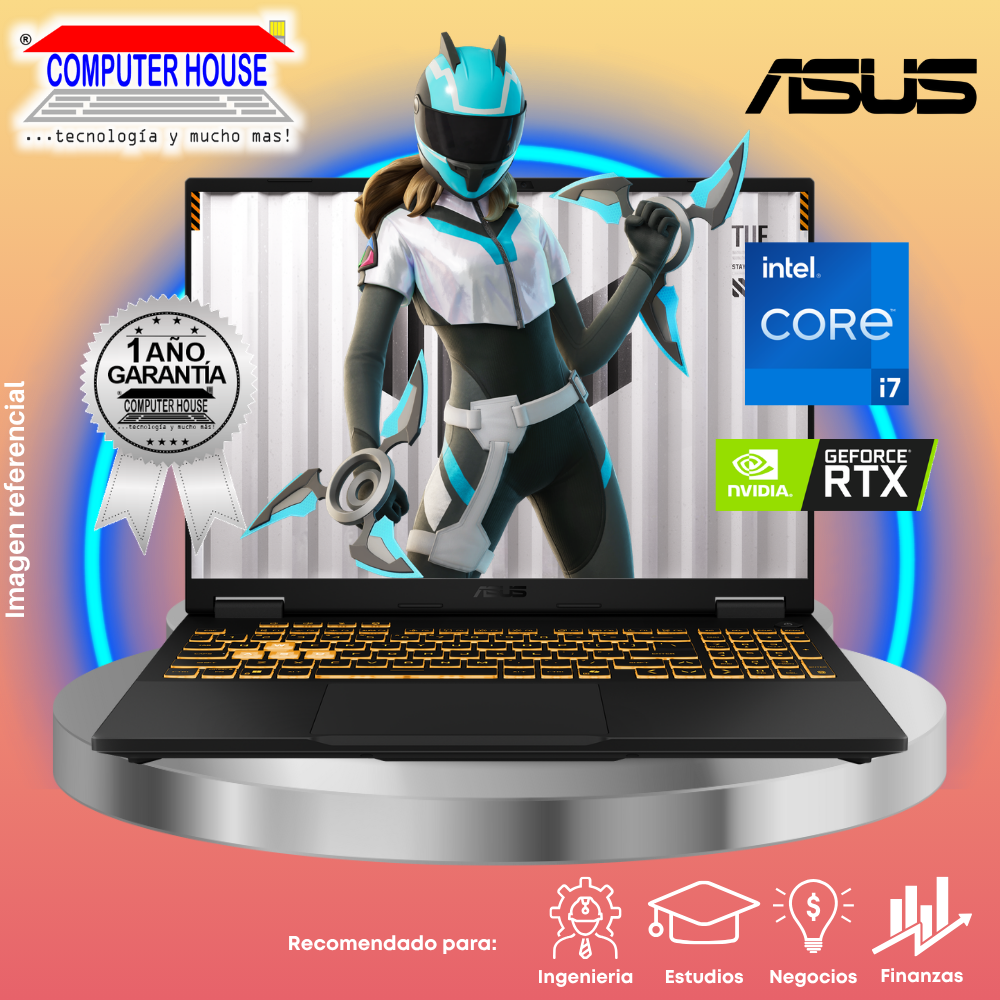 ASUS Tuf Gaming Laptop, Core i7-14650HX, 32GB RAM, 1TB SSD, RTX5060 8GB Video, 16" FHD 165Hz, English Keyboard, Windows 11.