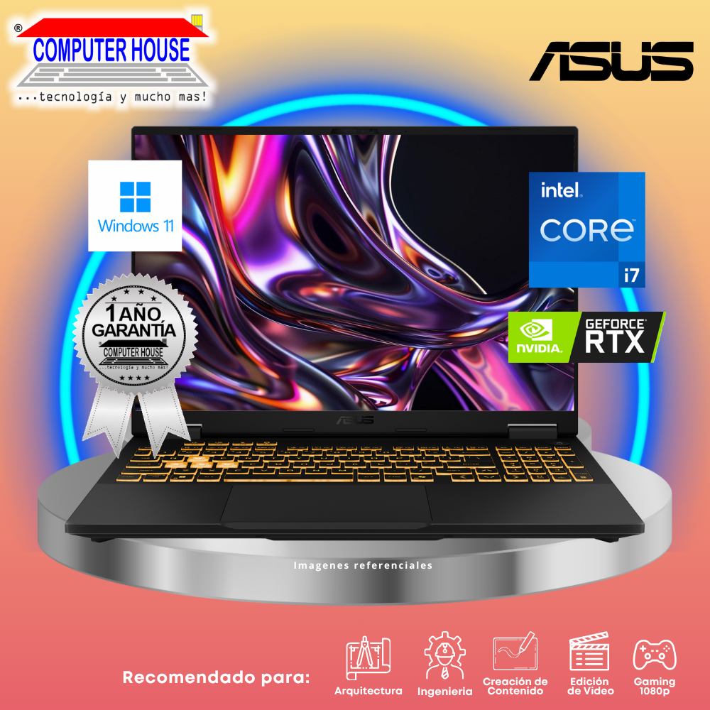 ASUS Tuf Gaming Laptop, Core i7-14650HX, 32GB RAM, 1TB SSD, RTX5060 8GB Video, 16" FHD 165Hz, English Keyboard, Windows 11.