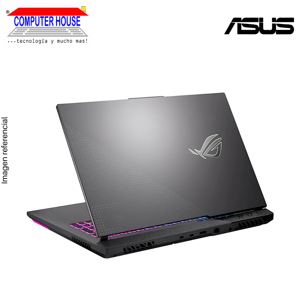 Laptop ASUS StrixScar, Ryzen 9-7845HX, RAM 16GB DDR5, SSD 1TB, Video RTX4060 8GB, 17.3" WQHD 240Hz, Teclado en Inglés, Windows 11.