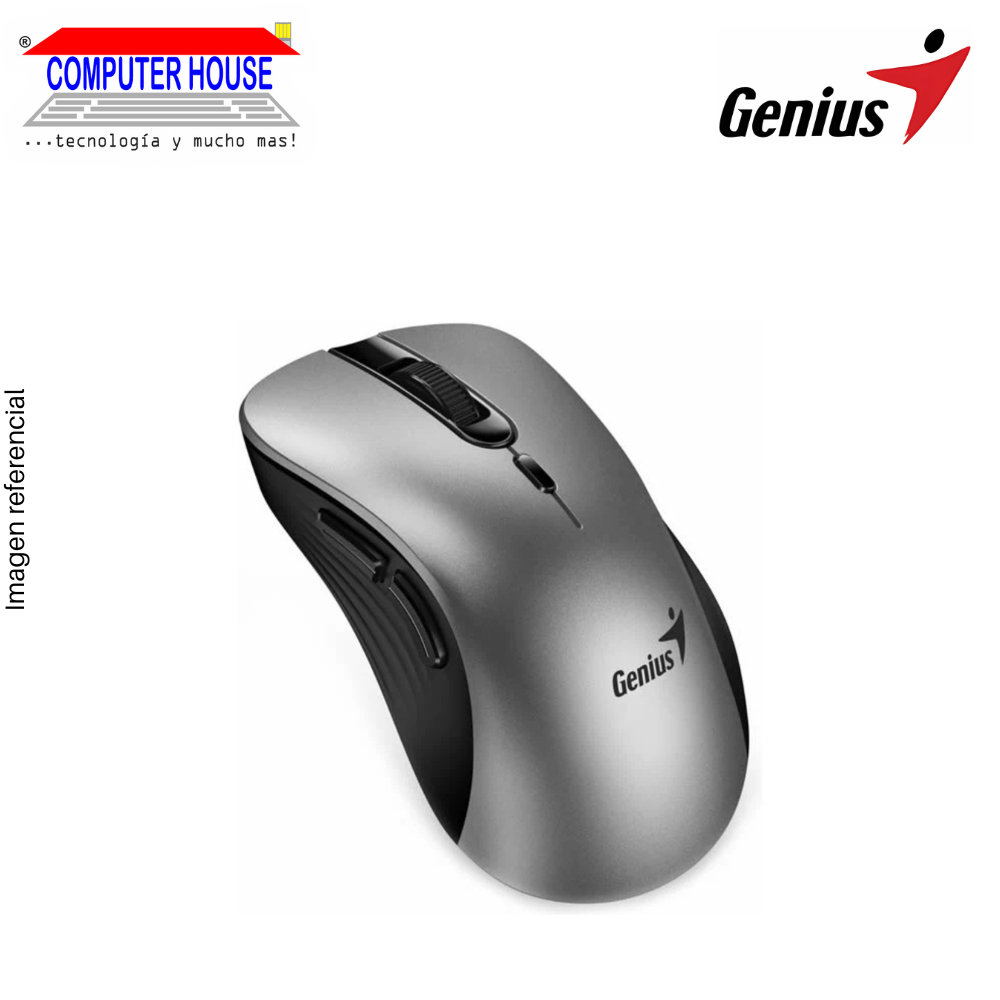 GENIUS Ergo 8100S AI COPILOT Wireless Mouse, 6 Buttons, Silent, Black.