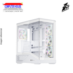 Case 1St Player T3 Black, MESH PANEL, X4 FAN ARGB 12CM 