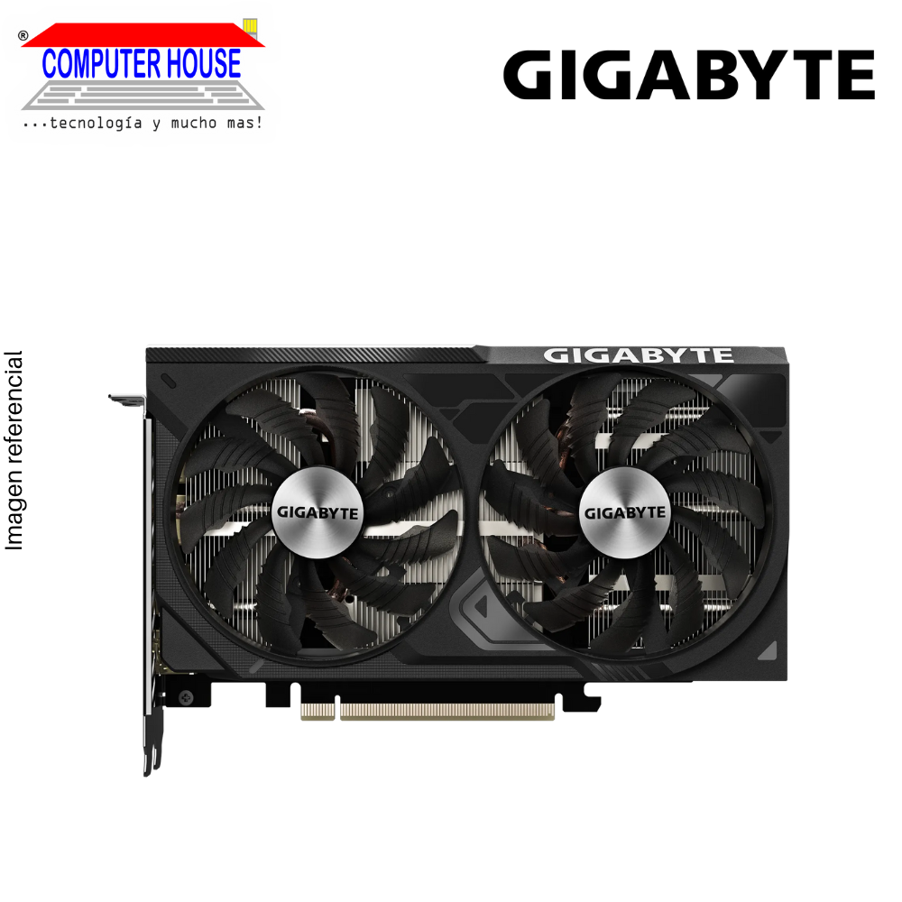 Tarjeta de Video GIGABYTE RTX4060Ti 8G, GDDR6, Windforce OC V2, Nvidia GeForce, 3xDisplayPort/1xHDMI, 128-Bits.